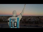 Statue géante de Messi rend hommage au héros de la Coupe du monde argentine