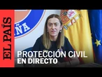 DIRECTO | Comparecencia de Virginia Barcones Sanz, directora de Protección Civil | EL PAÍS