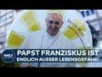 VATIKAN: Ärzte geben Entwarnung – Papst Franziskus nicht mehr in lebensbedrohlichem Zustand!