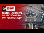 Alarme falso causa desocupação de andares do Pentágono, dizem fontes | BASTIDORES CNN