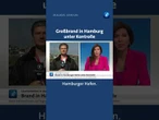 Im Hamburger Hafen haben Feuerwehrleute einen Großbrand unter Kontrolle gebracht. #tagesschau