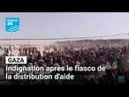 Gaza : indignation après le fiasco de la distribution d'aide humanitaire • FRANCE 24