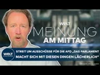 BUNDESTAG: "Parlament macht sich lächerlich" Ausschuss-Streit um die AFD! Brodkorb fassungslos!