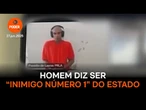 Homem diz ser “inimigo número 1” do Estado em audiência de custódia
