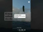 Un cohete de SpaceX se incendia tras aterrizar en el océano Índico