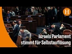 Israel steuert auf Neuwahl zu
