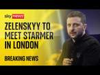 Volodymyr Zelenskyy and Keir Starmer to meet in Downing Street