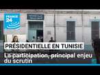 Élection présidentielle en Tunisie : la participation, principal enjeu du scrutin • FRANCE 24