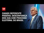 Caiado diz ser "inadmissível" que EUA coloque em dúvida lisura de eleições | BOLETIM CNN
