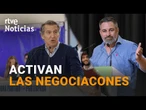 VALENCIA: FEIJÓO y ABASCAL mantienen una llamada "CORDIAL y en BUEN TONO" sobre el nuevo PRESIDENT
