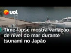 Tsunami no Japão: time-lapse mostra variação do nível do mar japonês após terremoto na Rússia