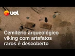 Cemitério arqueológico viking repleto de tesouros descoberto na Dinamarca; veja vídeo