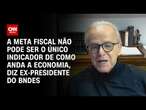 A meta fiscal não pode ser o único indicador de como anda a economia, diz ex-presidente do BNDES |WW