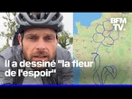 Ce Français vient de battre le record du monde du plus grand dessin GPS à vélo en solitaire