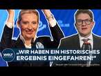 AFD-ERGEBNIS VERDOPPELT SICH: 