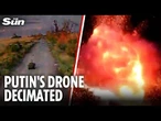 Ukraine BLOWS UP Russian ground drone unit in massive explosion