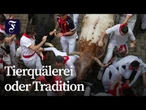 Erster Stierlauf der Saison endet mit mehreren Verletzten