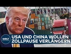 HANDELSKRIEG: China und USA wollen offenbar Zollpause um 90 Tage verlängern