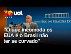 Mauro Vieira reage ao tarifaço dos EUA e diz que declarações de Rubio são 'inaceitáveis e ofensivas'