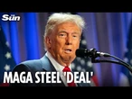 LIVE: Trump celebrates Nippon Steel 'deal' with rally at Pennsylvania plant