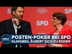 SPD: Posten-Poker! Wer wird Minister im Kabinett von Merz? Causa Esken sorgt für Wirbel