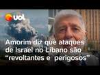 Israel ataca Hezbollah no Líbano: Celso Amorim diz que ofensiva é 'revoltante e muito perigosa'