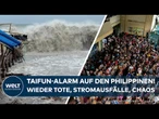 PHILIPPINEN: Super-Taifun "Fung-Wong" zerstört alles! Über eine Million Menschen fliehen!