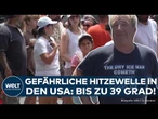 MEGAHITZE IN DEN USA! Von Zoo-Duschen bis Trockeneis-Boom - Amerika kämpft gegen Rekordtemperaturen