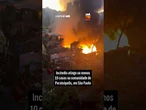 Incêndio atinge ao menos 10 casas na comunidade de Paraisópolis, em São Paulo