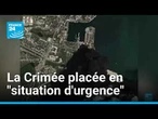 La Crimée placée en "situation d'urgence" après les attaques ukrainiennes • FRANCE 24