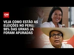 Eleições no Peru: Keiko Fujimori encosta em Roberto Sánchez com 98% das urnas apuradas | CNN 360°