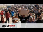 Dozens injured by Israeli gunfire as crowds overwhelmed Gaza aid site, UN says | BBC News