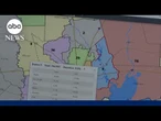 These states in addition to Texas and California where parties could redraw maps