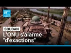 Soudan : l'ONU s'alarme "d'exactions", l'armée reconnaît sa défaite à El-Facher • FRANCE 24