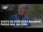 Alex Escobar passa mal ao vivo no Encontro e é levado às pressas para hospital nos EUA