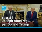 REPLAY - Joseph Aoun reçu par Donald Trump à Washington • FRANCE 24