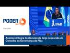 Assista à íntegra do discurso de Janja na reunião do Conselho de Governança do Fida