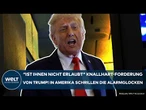 TRUMP: Offensive gegen die Meinungsfreiheit! Bei diesen Worten schrillen in den USA die Alarmglocken
