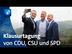 tagesschau24 Top-Thema | Koalitionstreffen: Union und SPD wollen sich zusammenraufen
