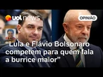 Lula e Flávio Bolsonaro competem para quem fala a burrice maior | Leonardo Sakamoto