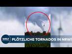 TORNADOS IN NRW: Spektakuläre Videos! Gescher schwer getroffen! Warnungen bleiben bestehen!