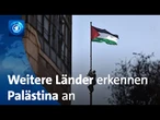 Anerkennung Palästinas von mehreren Ländern angekündigt