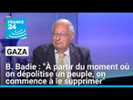 Bertrand Badie : "À partir du moment où on dépolitise un peuple, on commence à le supprimer"