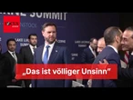 Handschlag verweigert? Eklat zwischen Katar-Premier und US-Vize JD Vance