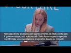 Meloni: Fondamentale coinvolgere Africa in scelte comunità internazionale su sicurezza alimentare