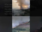 Public urged to 'stay away' from Dorset fire