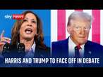 Trump and Harris prepare to go head-to-head in presidential debate | US Election