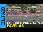 Paneles de colores para ocultar las favelas a los líderes del G20 | EL PAÍS