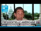 Présidentielle américaine : les électeurs noirs courtisés • FRANCE 24