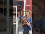 Music loving horse strums guitar on California farm